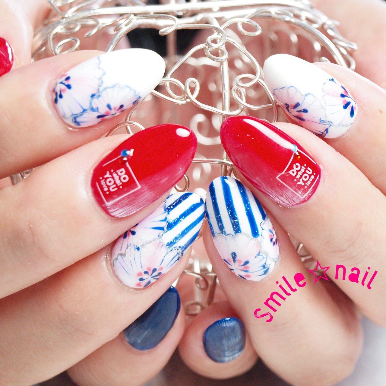 春 夏 デート 女子会 ハンド Smile Nailのネイルデザイン No ネイルブック