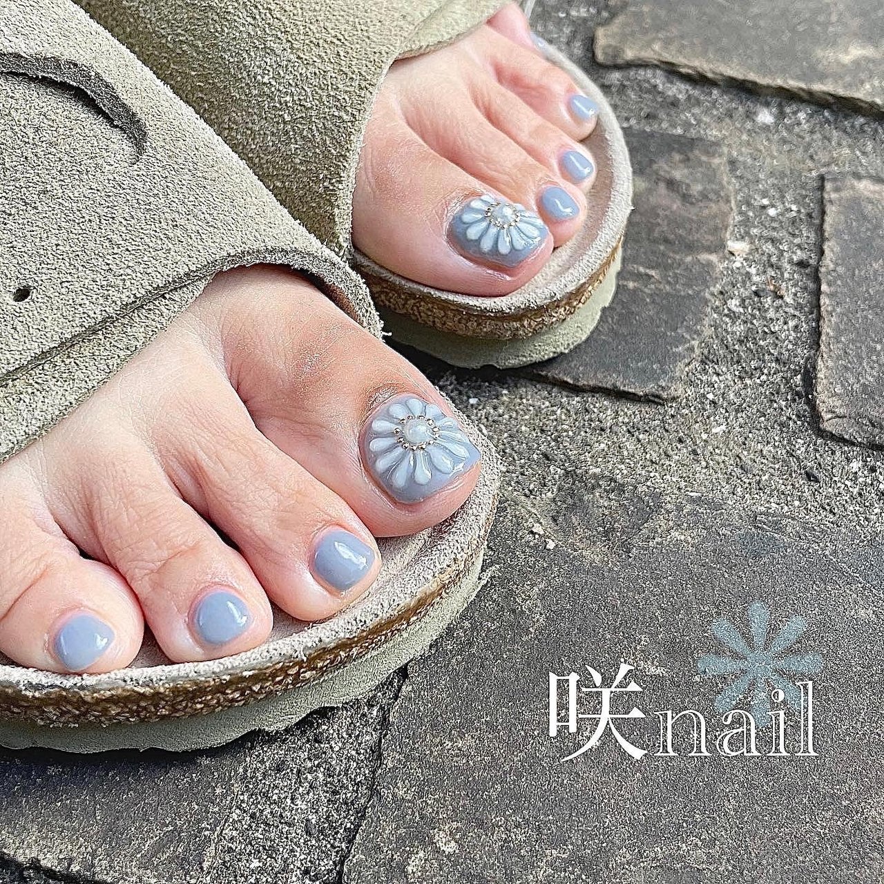 春 夏 デート 女子会 フット 咲nail サキネイル のネイルデザイン No ネイルブック