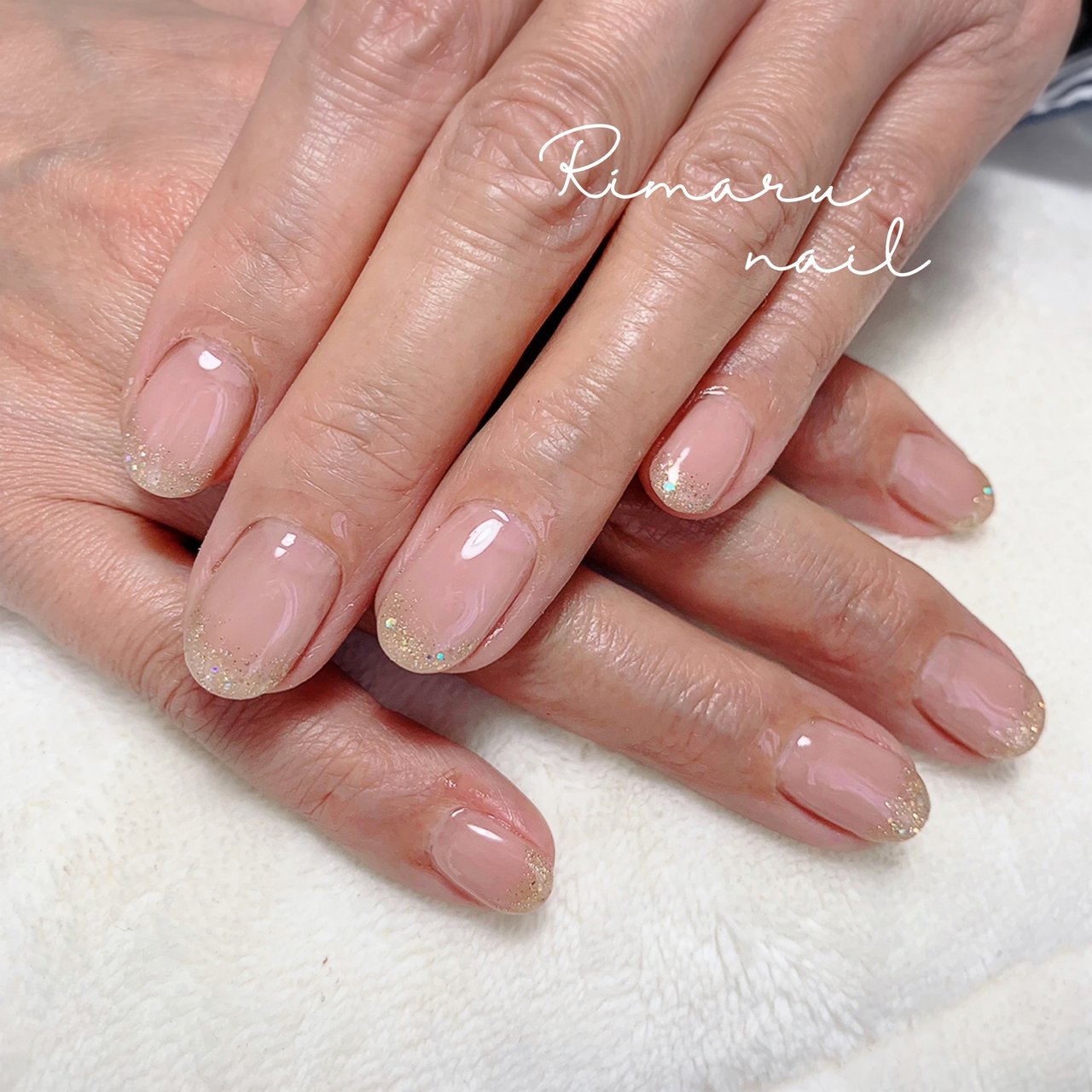 オールシーズン オフィス シンプル ラメ ワンカラー Hiromiのネイルデザイン No ネイルブック