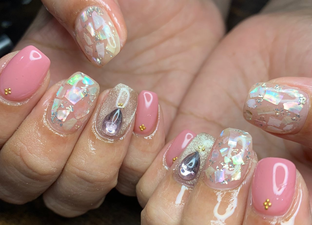 夏 オールシーズン リゾート ハンド シンプル M S Nail エムズネイルのネイルデザイン No ネイルブック