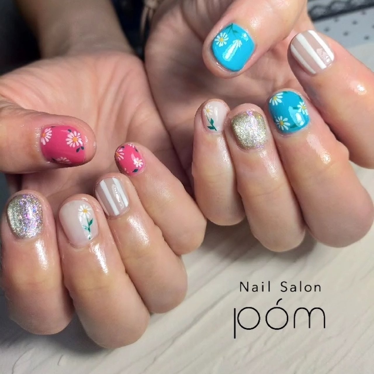 オールシーズン 旅行 デート 女子会 ハンド Nail Salon Pomのネイルデザイン No ネイルブック