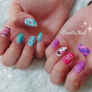 サーティワンアイスクリームのネイルデザイン ネイルブック