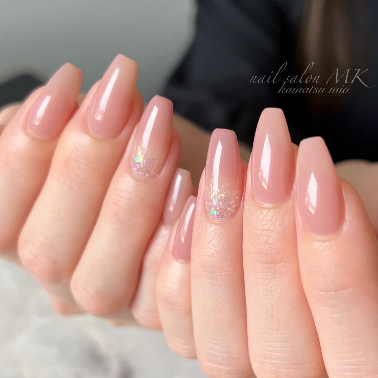 夏 ハンド シンプル グラデーション ホログラム Nail Salon Mkのネイルデザイン No ネイルブック