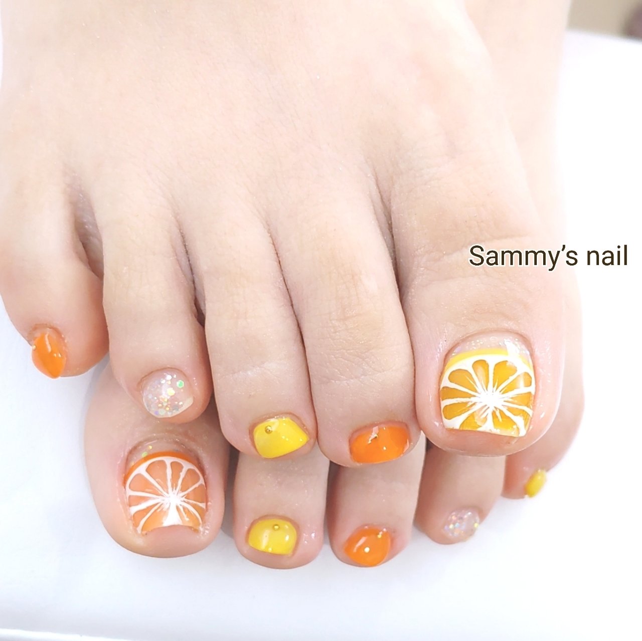 夏 旅行 海 リゾート フット Sammy S Nailのネイルデザイン No ネイルブック