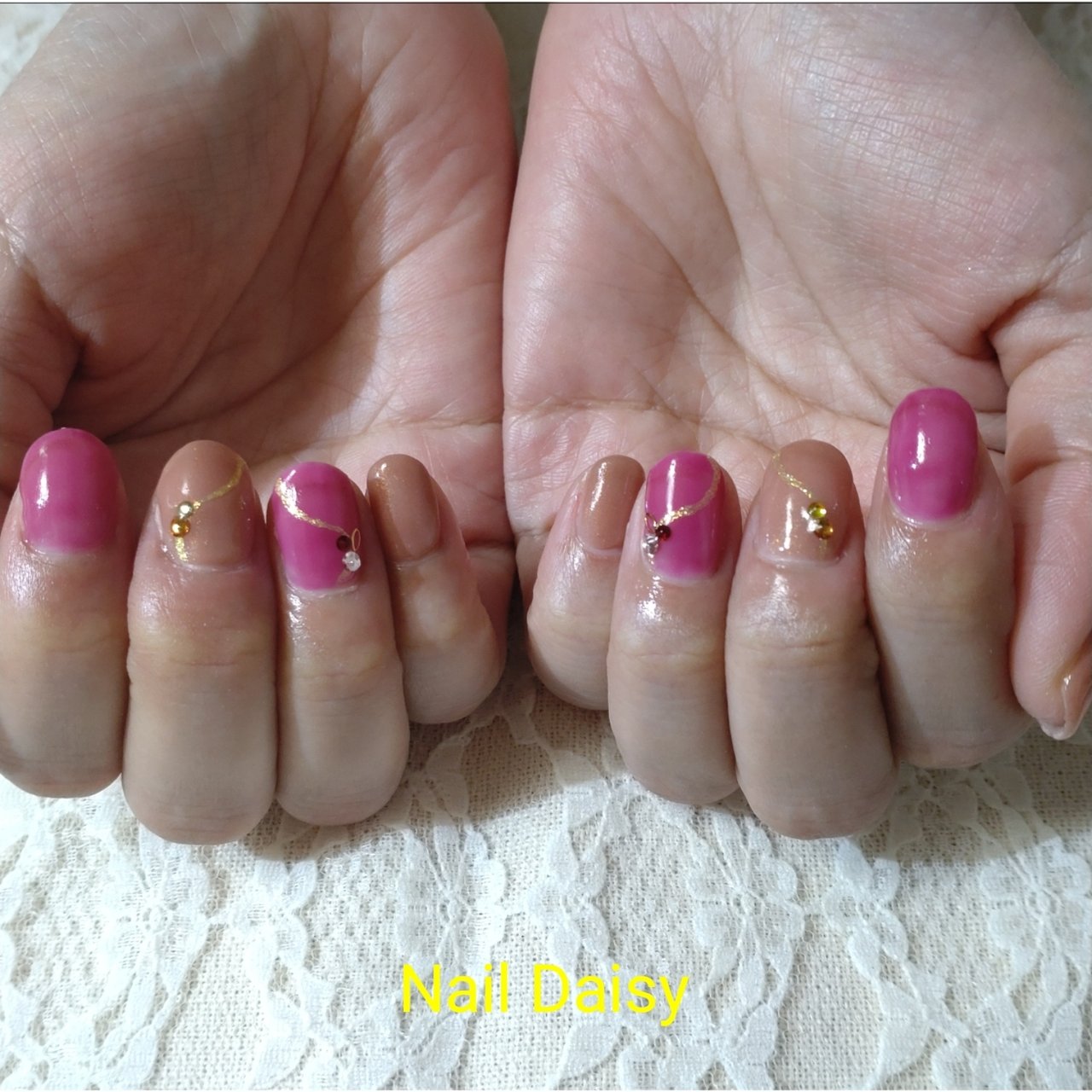 オールシーズン 女子会 ハンド ワンカラー ショート Naildaisyのネイルデザイン No ネイルブック