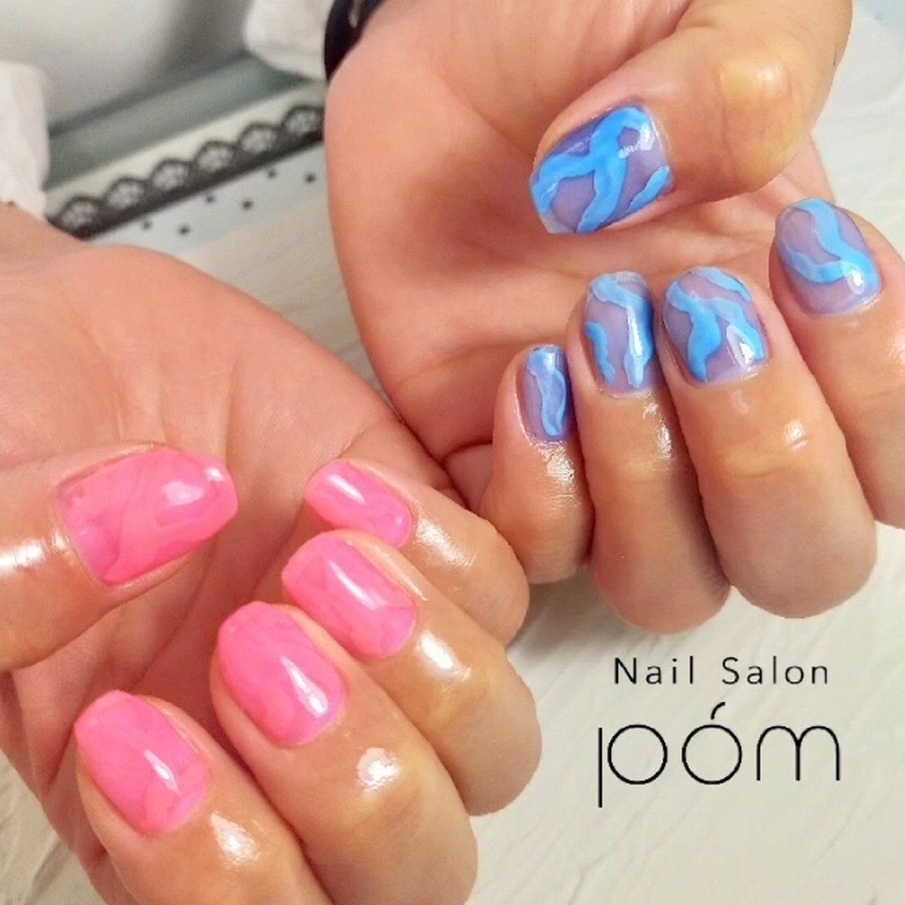 夏 旅行 梅雨 海 ハンド Nail Salon Pomのネイルデザイン No ネイルブック