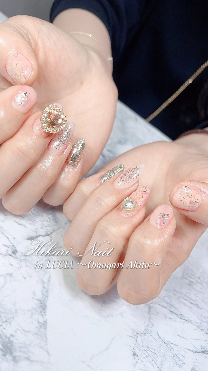 オールシーズン リゾート ブライダル パーティー ハンド 大曲hikari Nail ﾋｶﾘﾈｲﾙのネイルデザイン No ネイル ブック