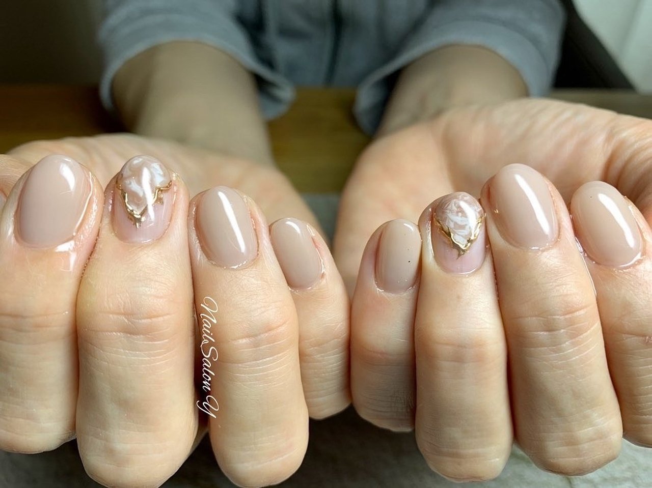 春 オールシーズン オフィス パーティー ハンド Nailsalon Yのネイルデザイン No ネイルブック