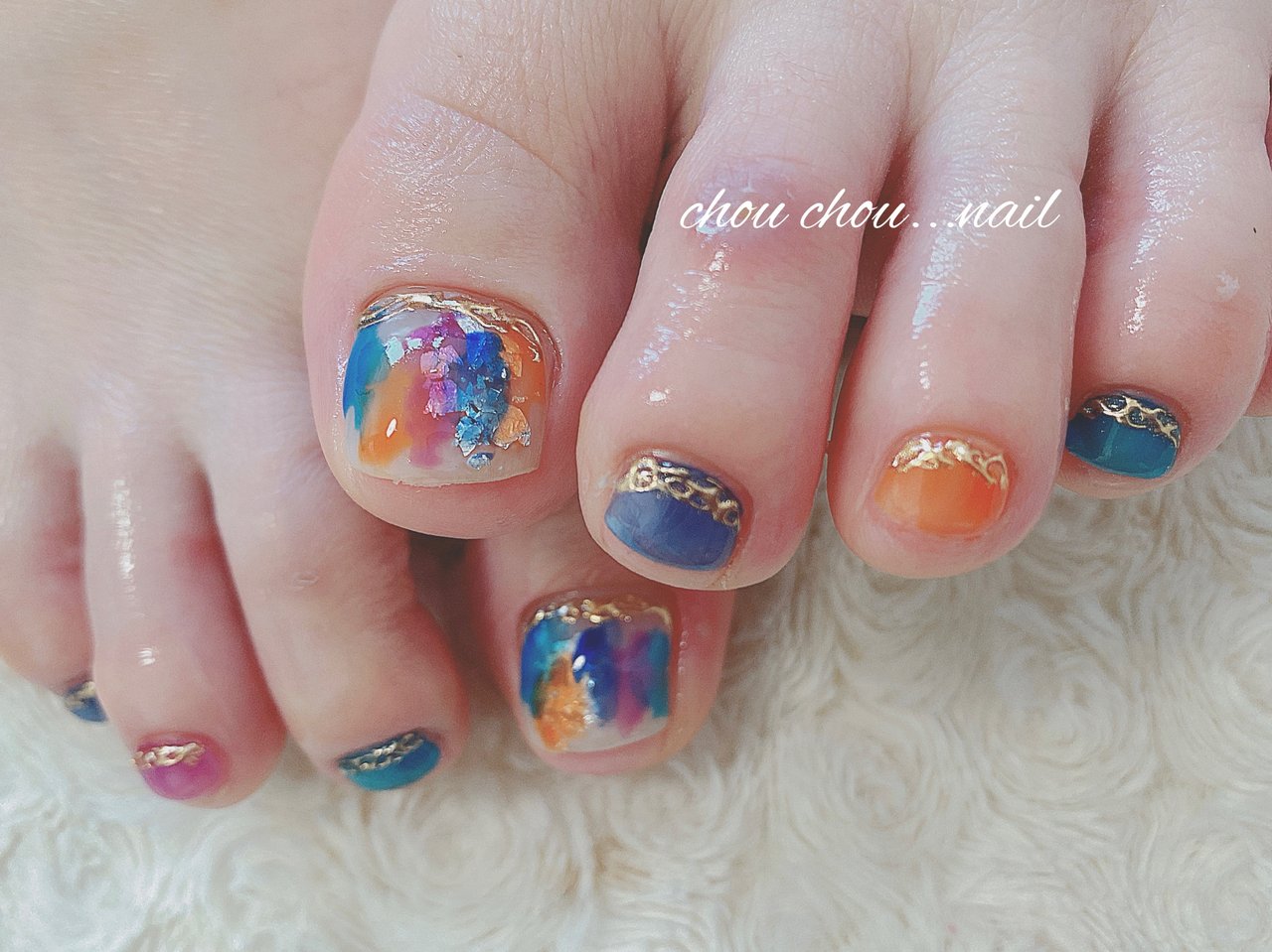 夏/フット/トロピカル - nail salon ChouChouのネイルデザイン