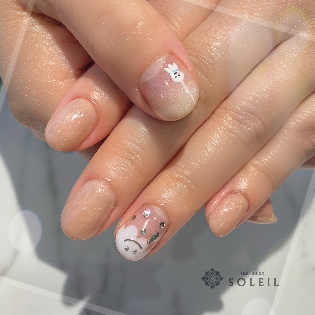 梅雨 リゾート デート 女子会 ハンド Nail Salon Soleil ネイルサロン ソレイユ のネイルデザイン No ネイルブック