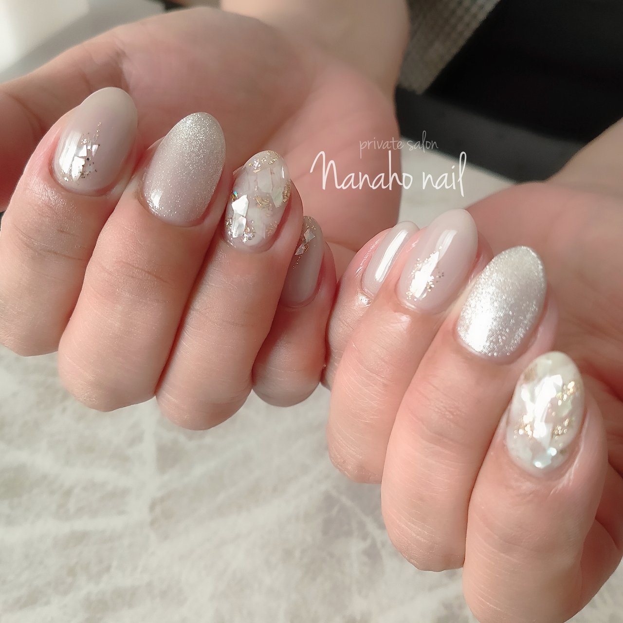 春 夏 梅雨 ハンド シンプル Nanaho Nail 大阪府八尾市 のネイルデザイン No ネイルブック