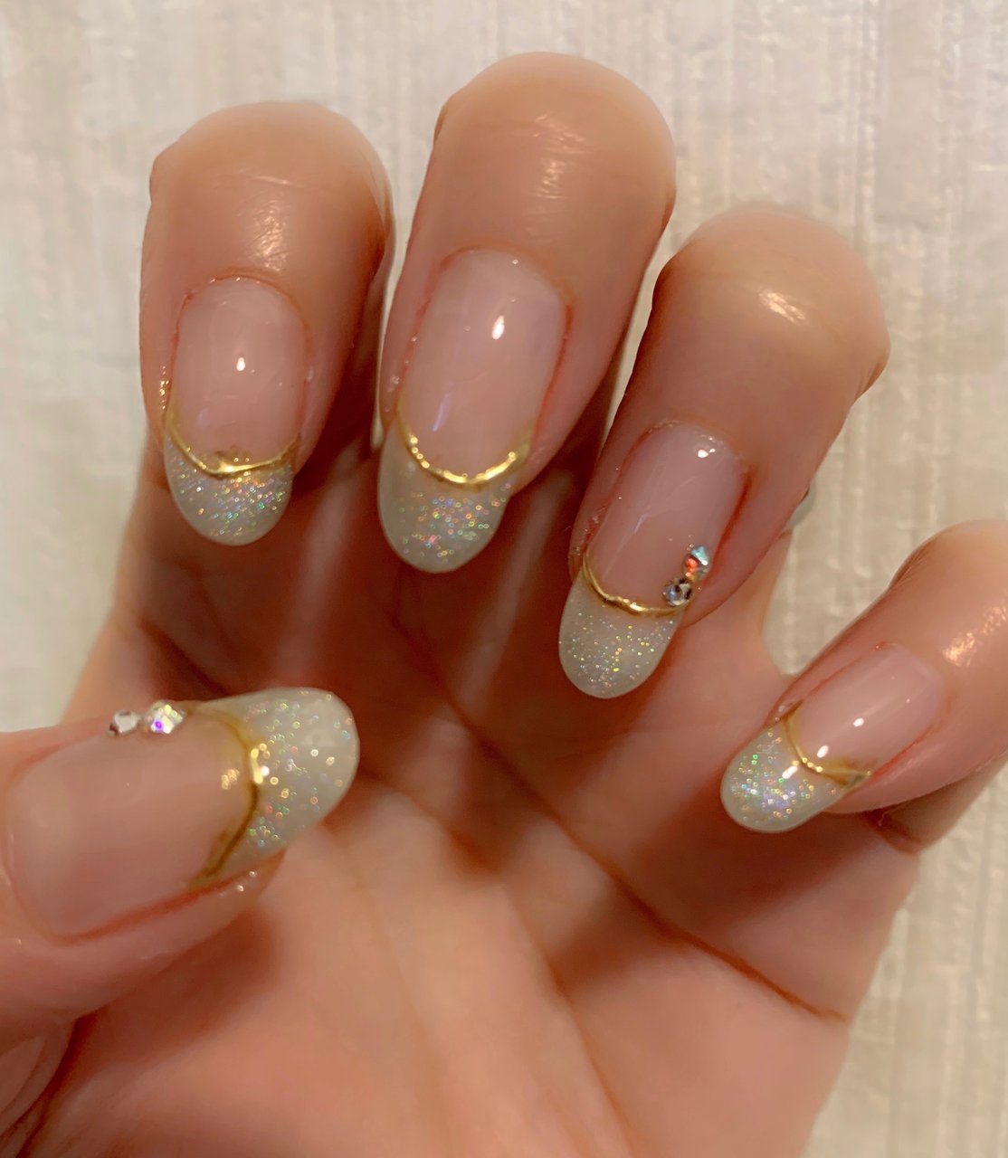 フレンチ/ジェルネイル - candy753のネイルデザイン[No.7308092