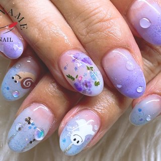 てるてる坊主のネイルデザイン 2ページ目 ネイルブック