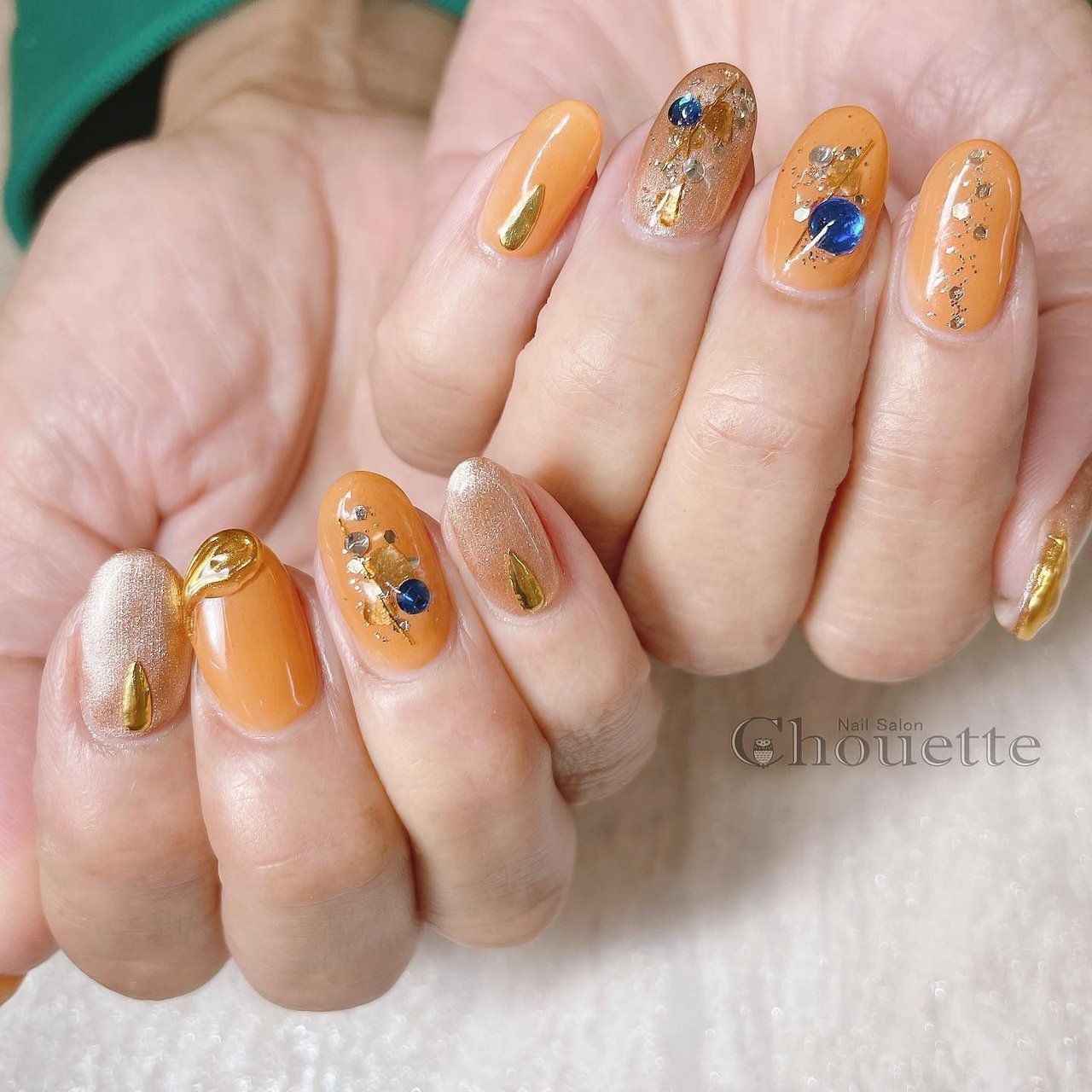 春 夏 オールシーズン ハンド ホログラム Yuko Nail Chouetteのネイルデザイン No ネイルブック