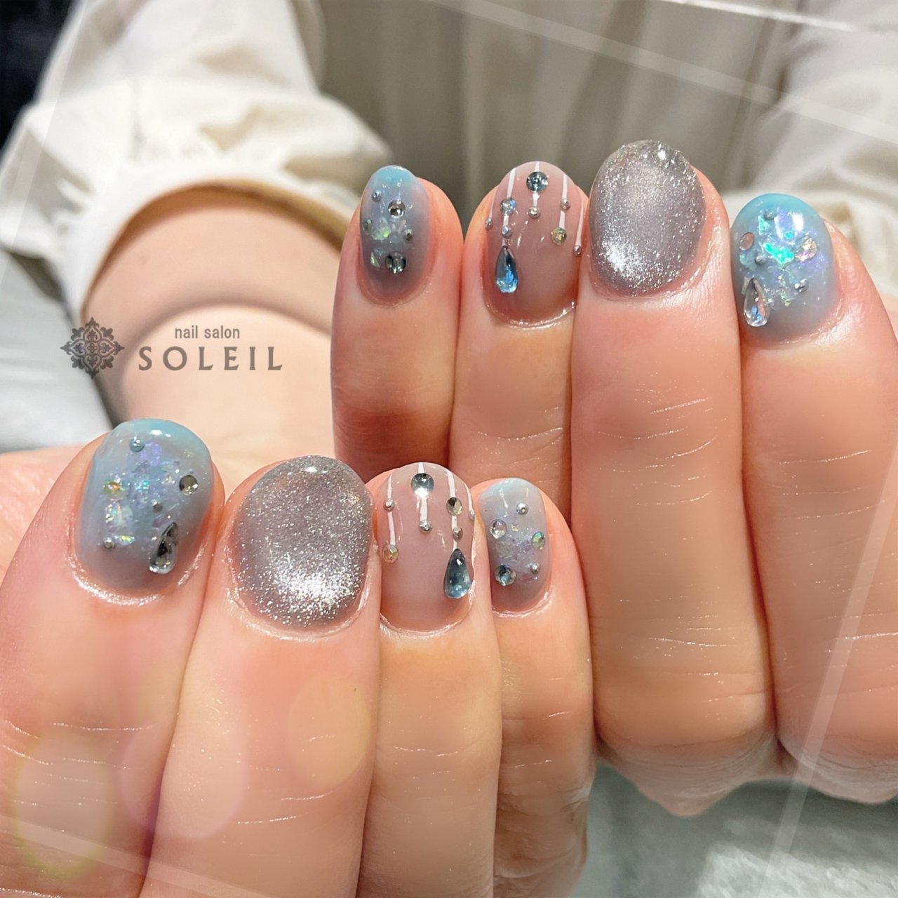 旅行 梅雨 リゾート デート ハンド Nail Salon Soleil ネイルサロン ソレイユ のネイルデザイン No ネイル ブック