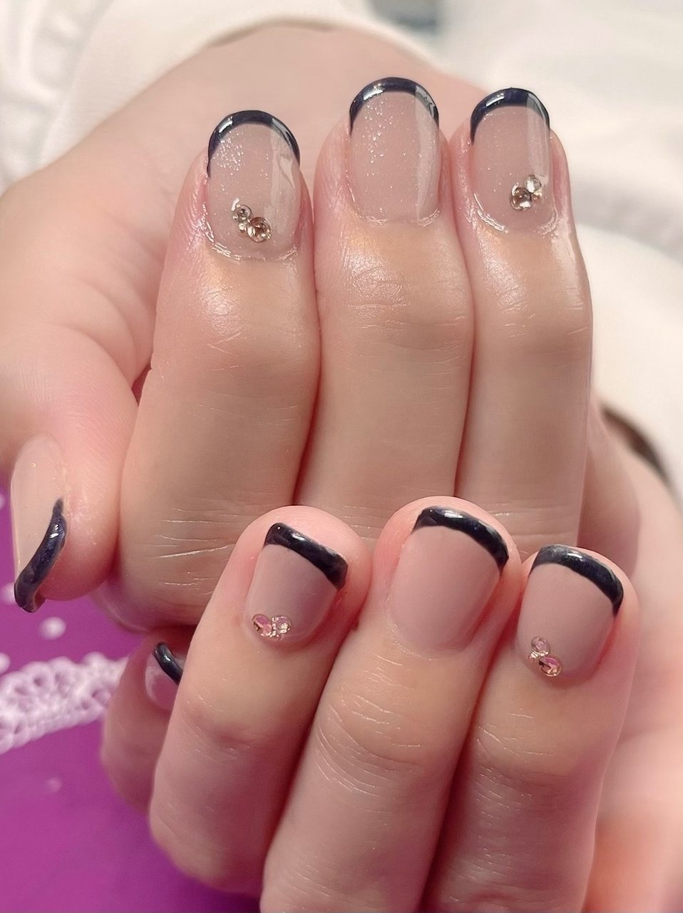 ハンド フレンチ ゆっちのネイルデザイン No ネイルブック