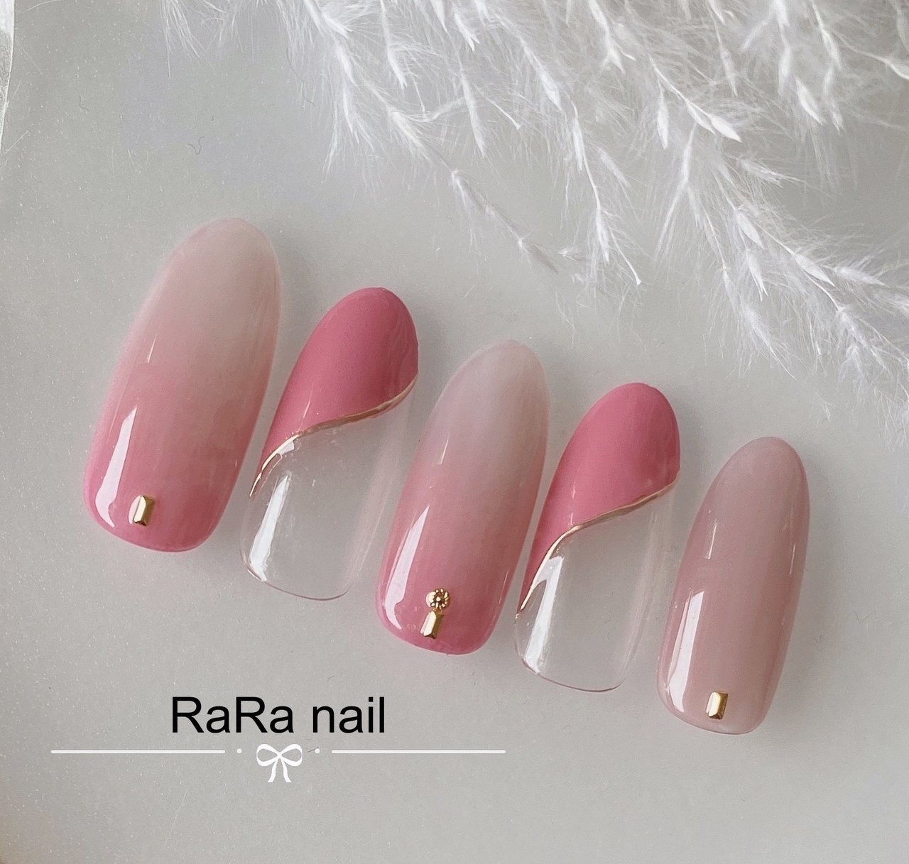 夏 ハンド シンプル フレンチ グラデーション Rara Nailのネイルデザイン No ネイルブック