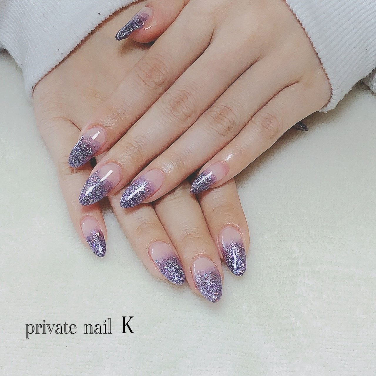 オールシーズン ハンド グラデーション ラメ ロング Nailkのネイルデザイン No ネイルブック