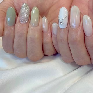 ネックレスネイルのネイルデザイン ネイルブック