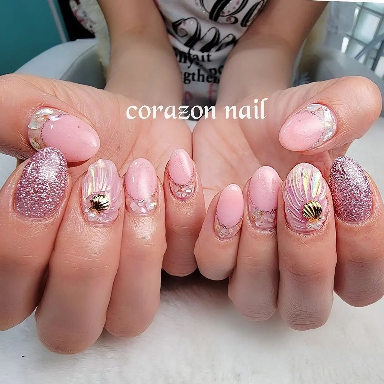春 夏 旅行 リゾート ハンド 武蔵浦和 Corazon Nailのネイルデザイン No ネイルブック