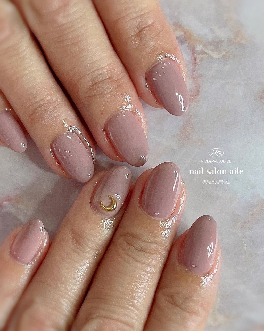 オールシーズン オフィス ハンド シンプル ワンカラー Nail Salon Aileのネイルデザイン No ネイルブック