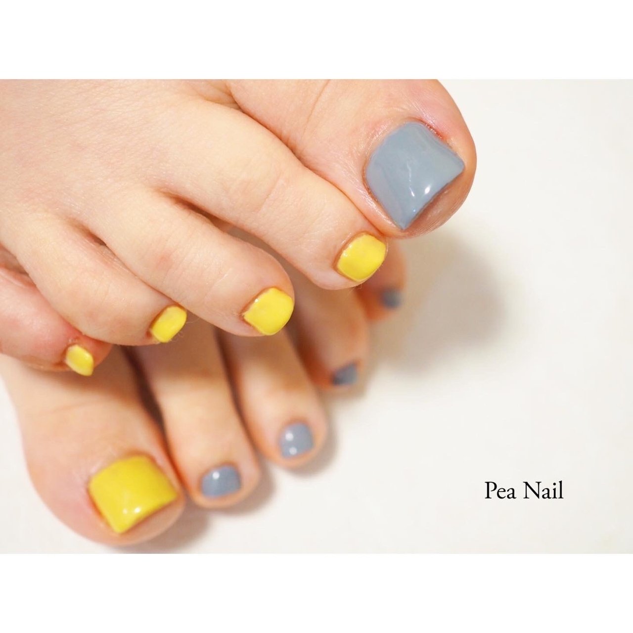 夏 オールシーズン フット シンプル ワンカラー Pea Nail Makoのネイルデザイン No ネイルブック
