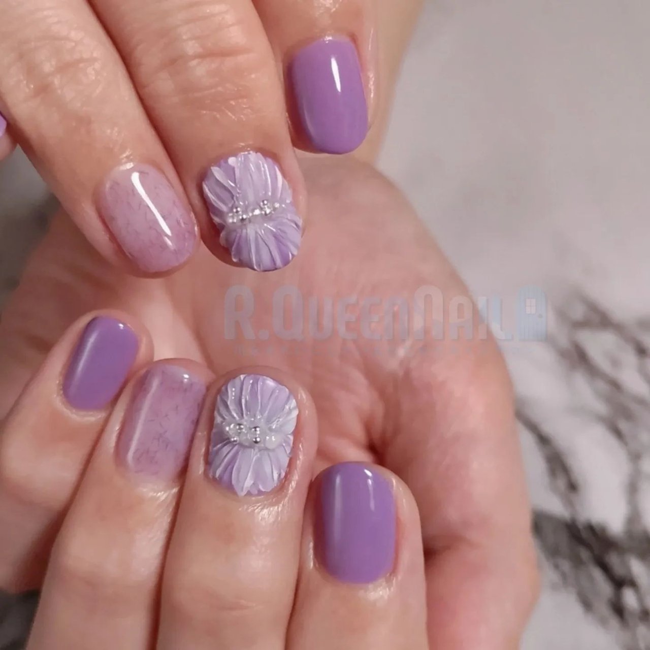 夏 梅雨 デート ハンド ワンカラー 今村しほり 千葉 R Queennailのネイルデザイン No ネイルブック