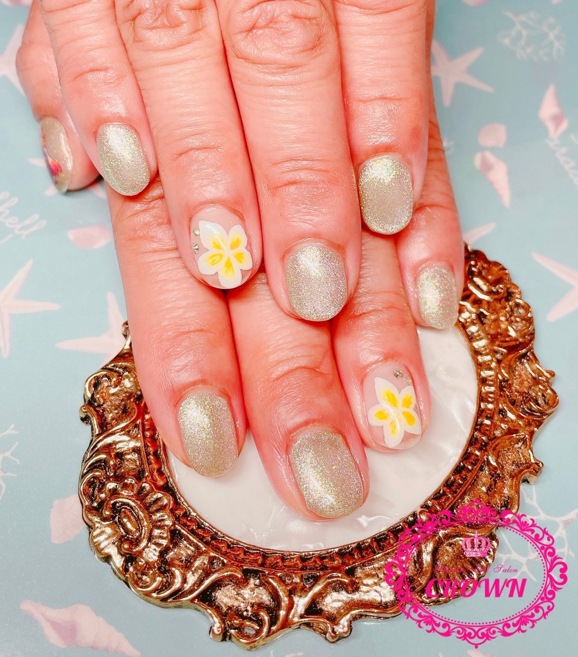 夏 海 リゾート ハンド シンプル Crown Nail Kikugawaのネイルデザイン No ネイルブック