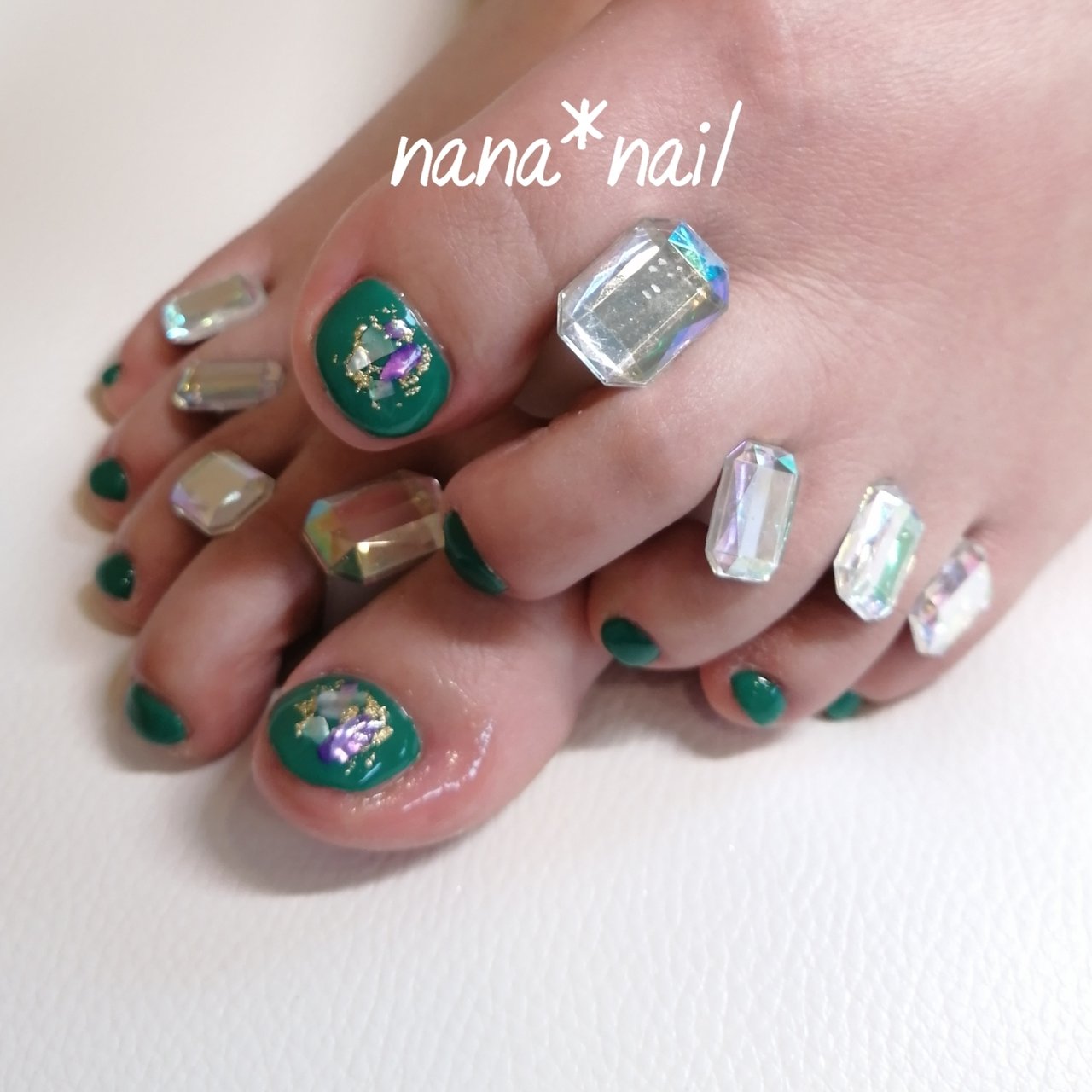 春 夏 女子会 フット ワンカラー Nana Nailのネイルデザイン No ネイルブック