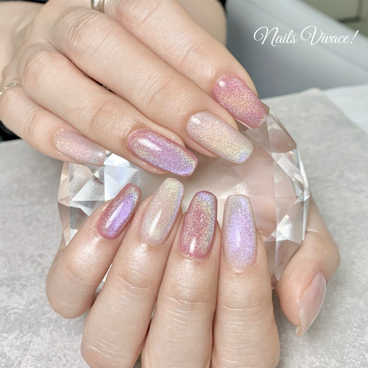 夏 梅雨 ハンド マグネット ユニコーン Nails Vivace のネイルデザイン No ネイルブック