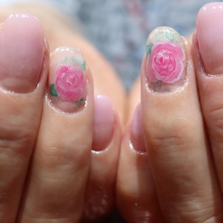 薔薇のネイルデザイン ネイルブック