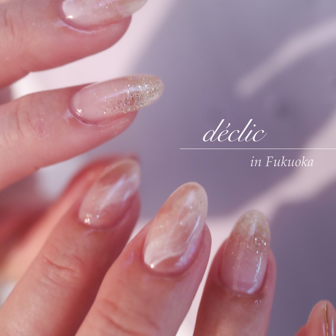 ハンド 大理石 ジェルネイル お客様 Nail Salon Declic Nailistココロのネイルデザイン No ネイルブック