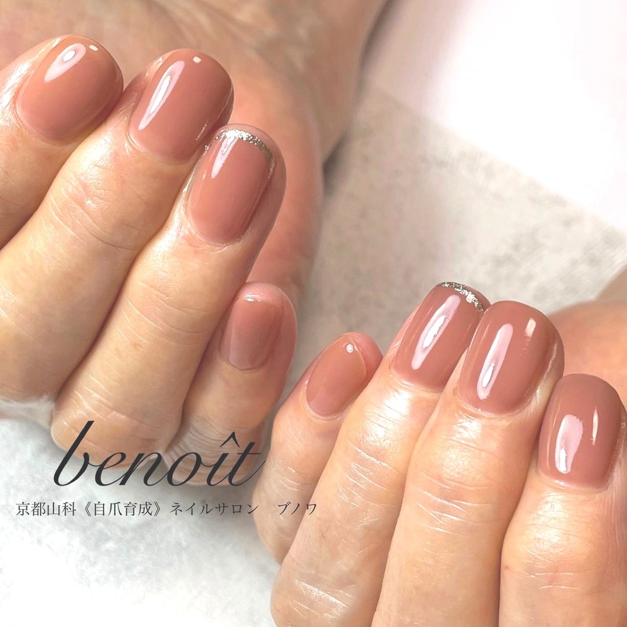 オールシーズン オフィス ブライダル パーティー ハンド 京都山科ネイルサロン ブノワのネイルデザイン No ネイルブック