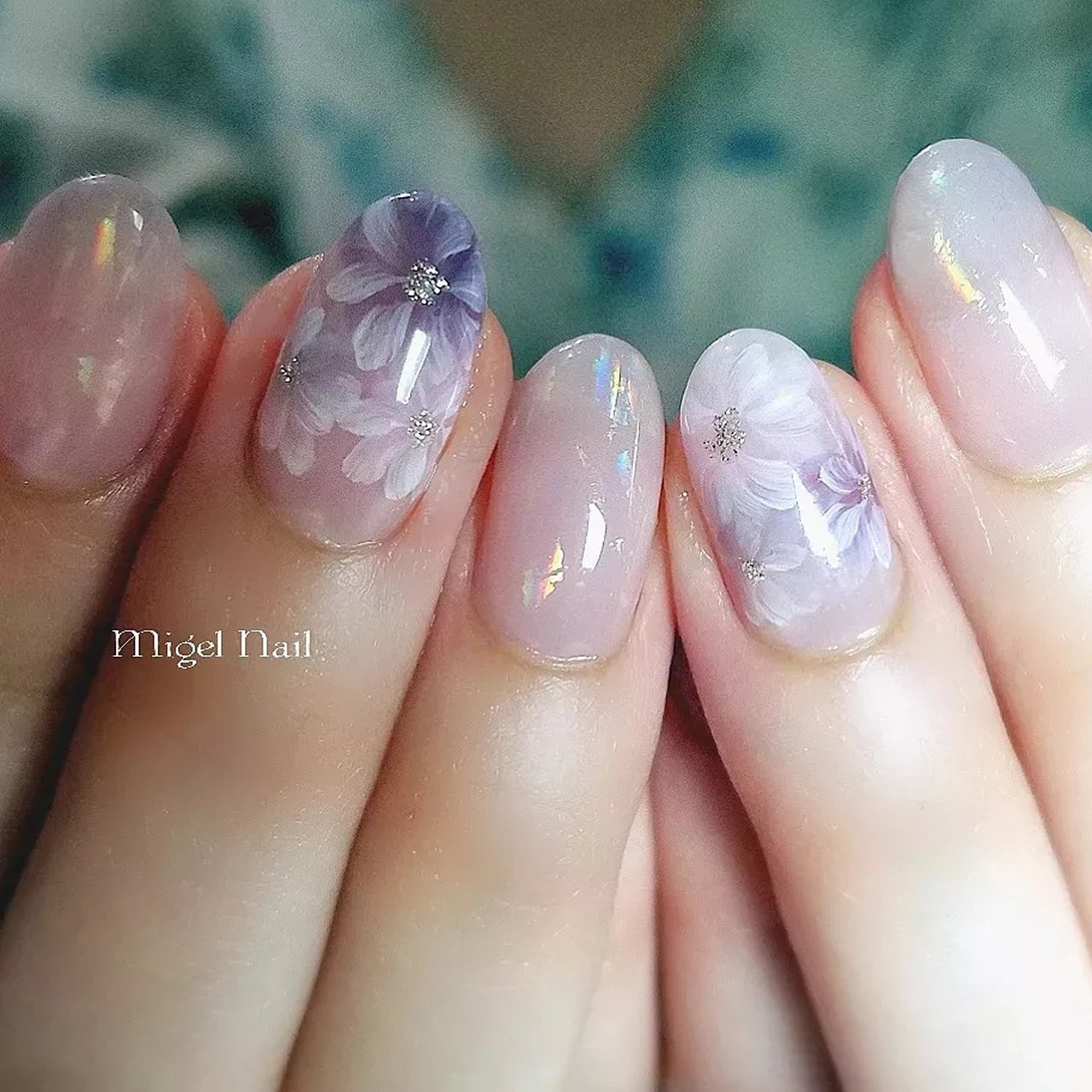 オールシーズン 梅雨 リゾート ブライダル シンプル Migel Nailのネイルデザイン No ネイルブック