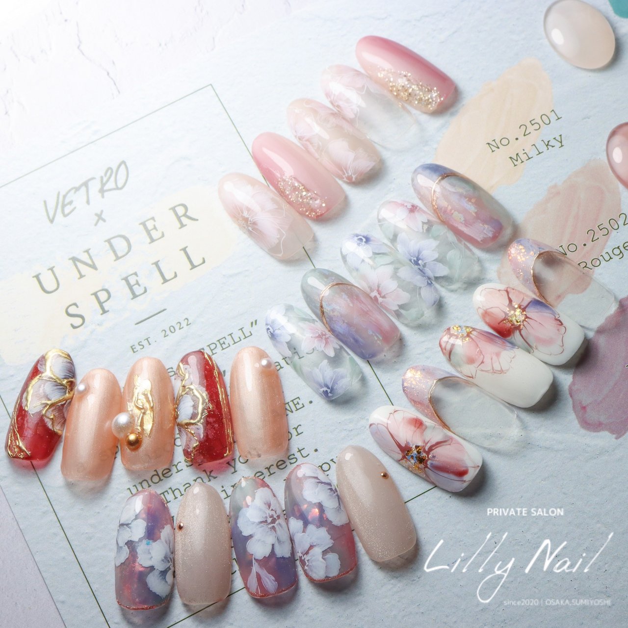 春 夏 オフィス デート ハンド 大阪市住吉区フィルイン専門ネイルサロン Lillynail リリーネイル にしもりさきのネイル デザイン No ネイルブック