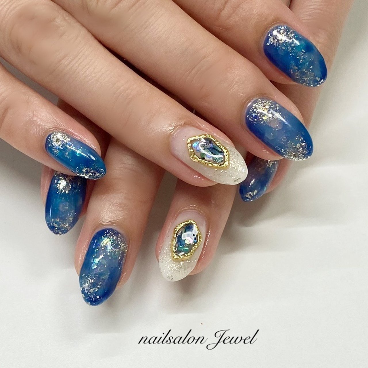 夏 海 リゾート ハンド タイダイ Nailsalon Jewelのネイルデザイン No ネイルブック