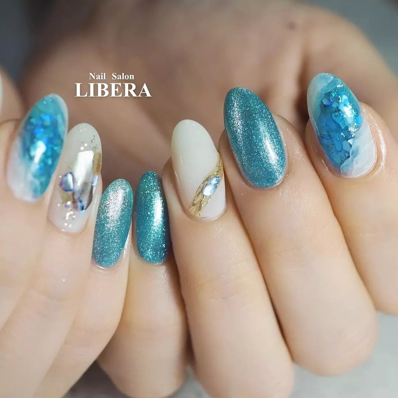 夏/七夕/海/リゾート/ハンド - Nail Salon LIBERAのネイルデザイン[No