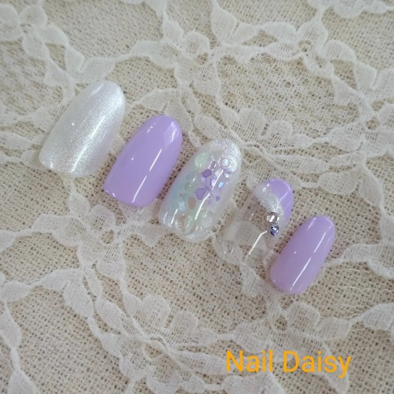 春 夏 フレンチ ワンカラー シェル Naildaisyのネイルデザイン No ネイルブック