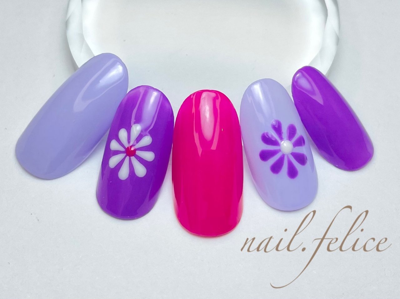 春 夏 ハンド シンプル ワンカラー Nail Feliceのネイルデザイン No ネイルブック