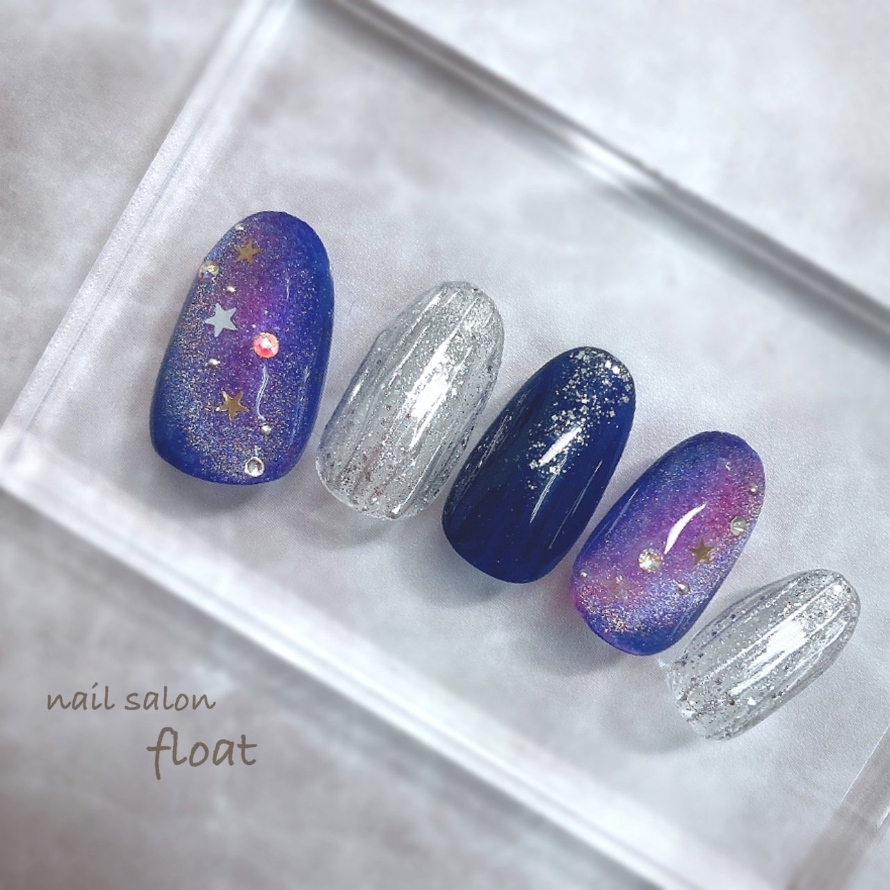 夏 七夕 海 浴衣 ハンド Nail Salon Floatのネイルデザイン No ネイルブック