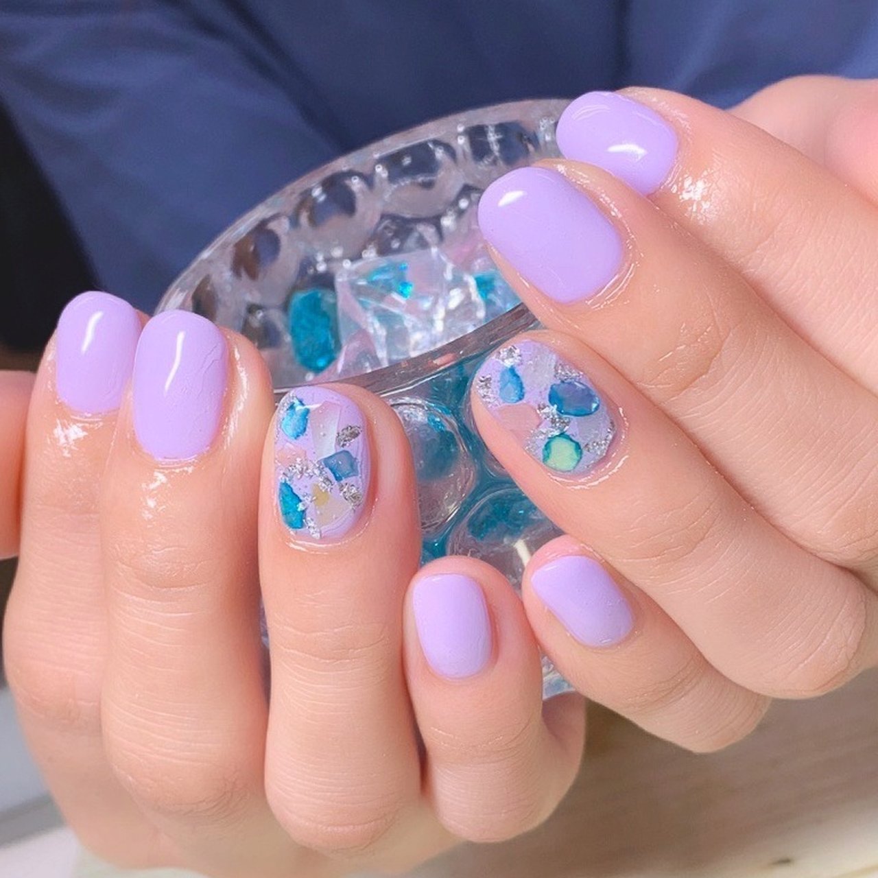 夏 オールシーズン ハンド シンプル ワンカラー 彩爪花のネイルデザイン No ネイルブック