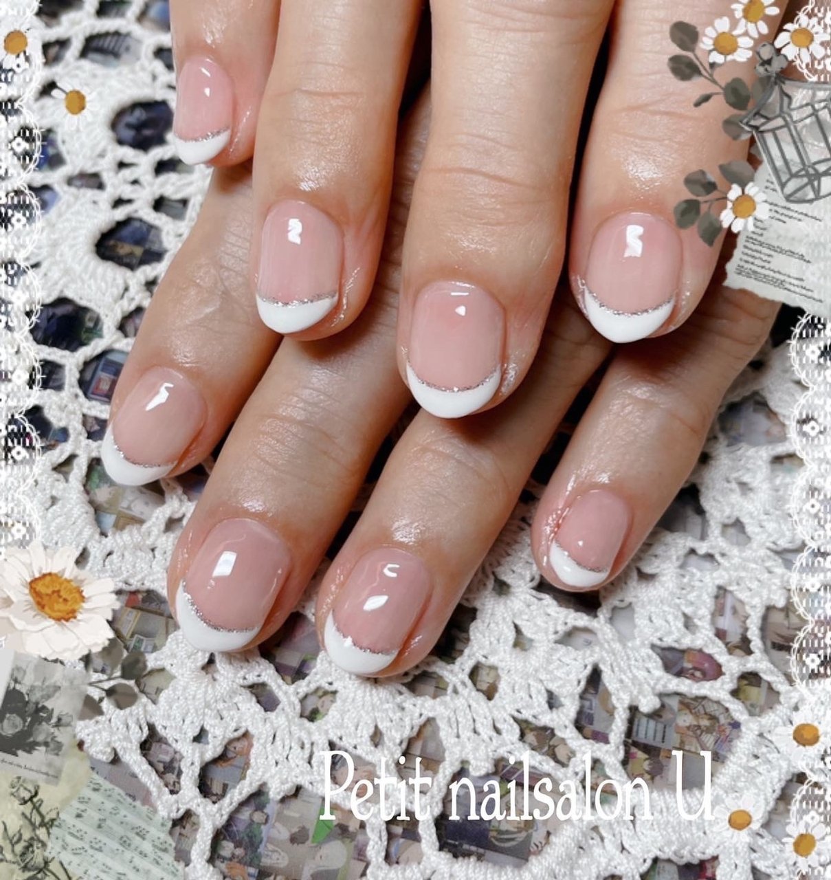 夏 オールシーズン オフィス ハンド フレンチ ｕ Koのネイルデザイン No ネイルブック