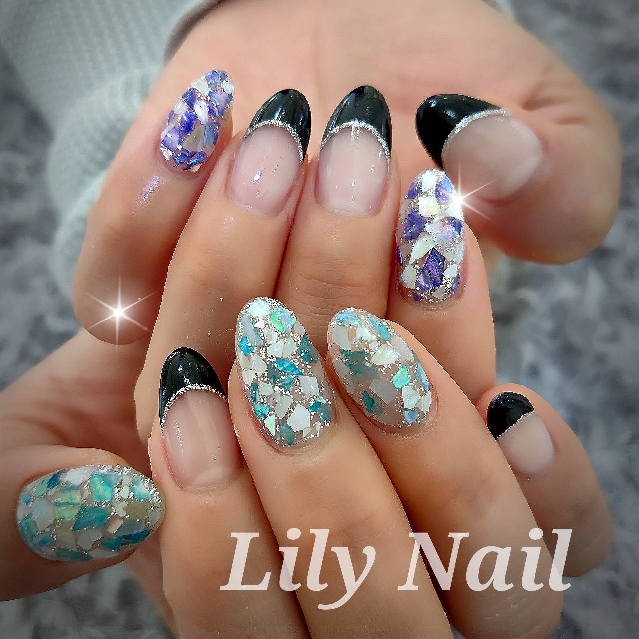 オールシーズン ハンド シェル ショート オーバル aのネイルデザイン No ネイルブック