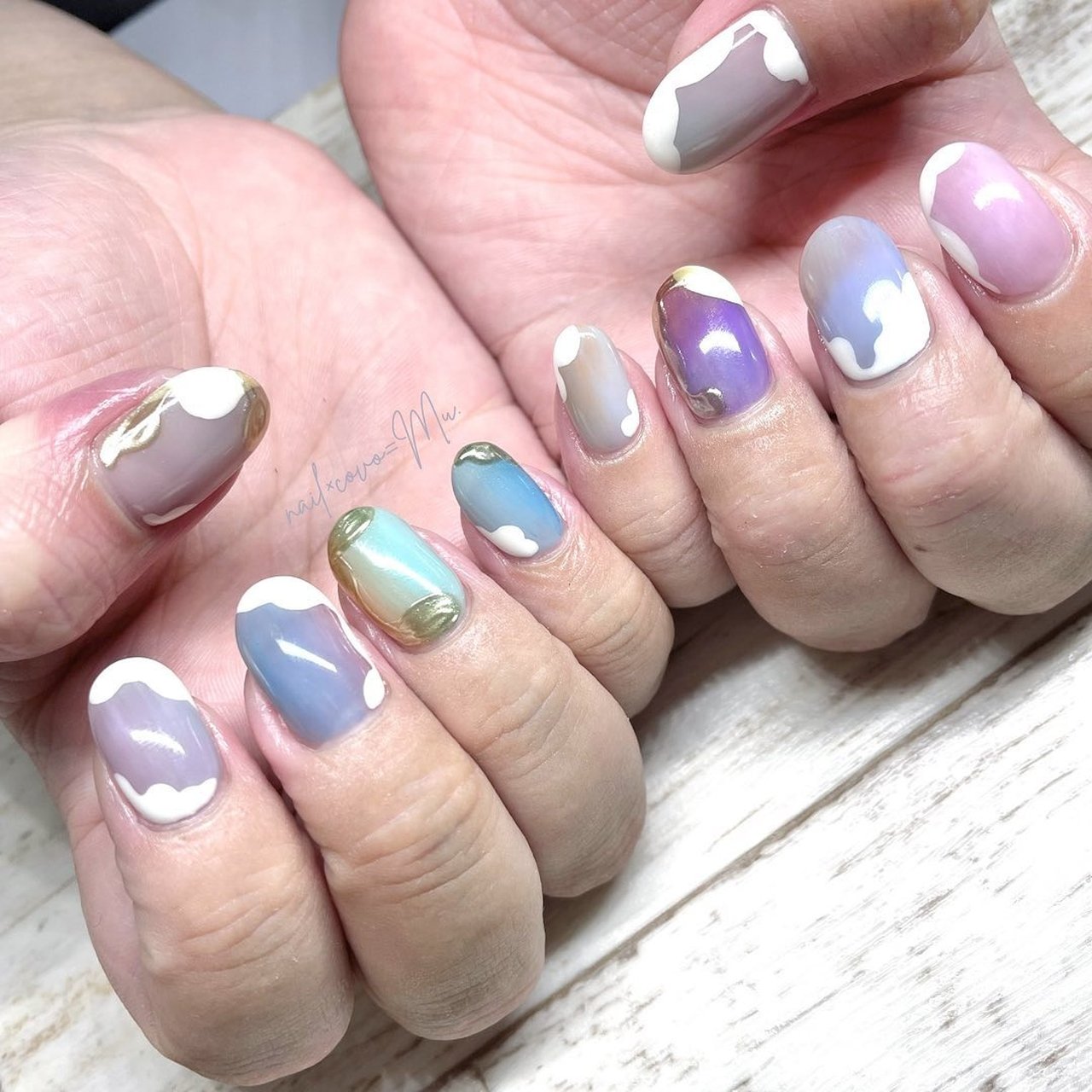 夏 梅雨 七夕 ライブ ハンド Nail Covo Mu のネイルデザイン No ネイルブック