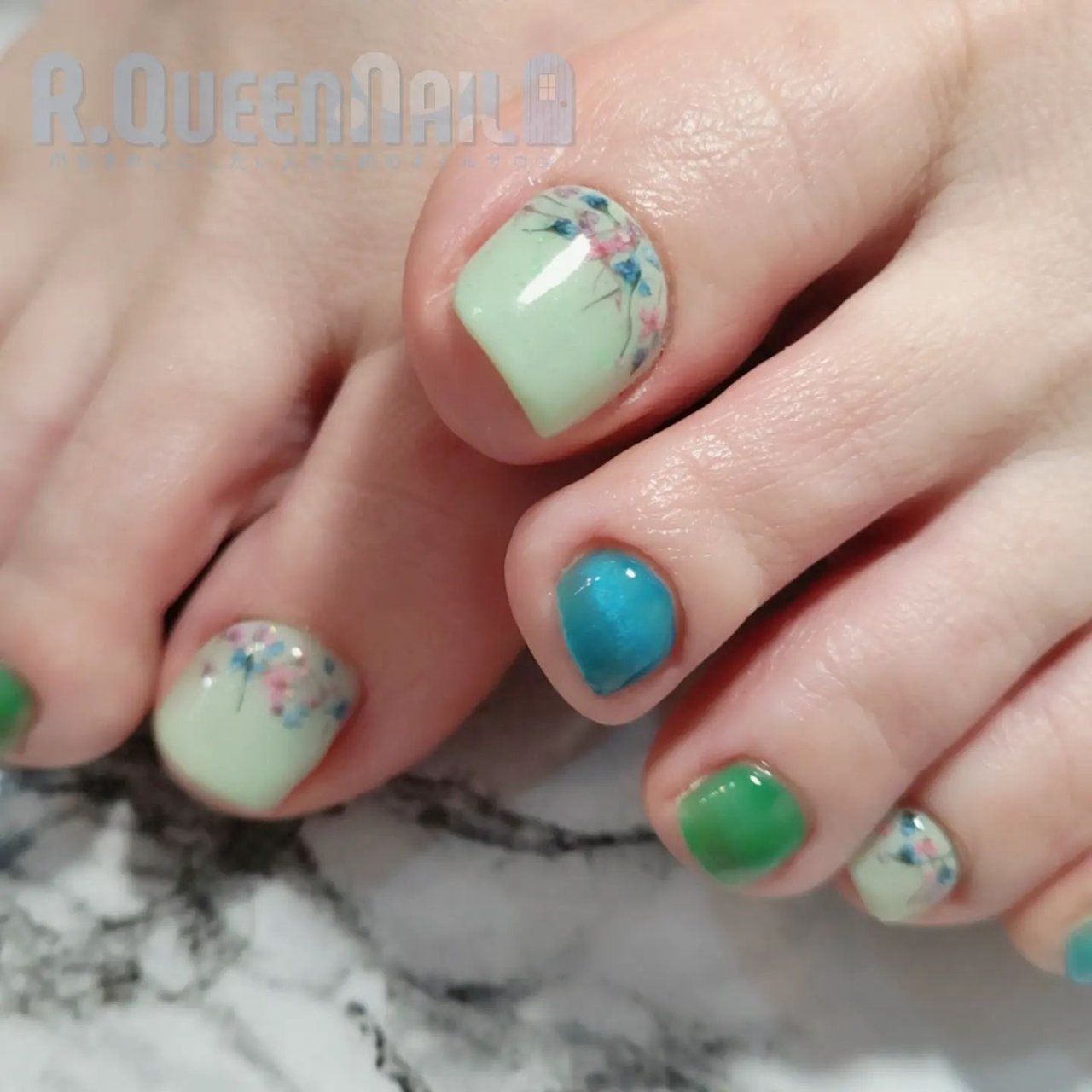 夏 海 リゾート ライブ フット 今村しほり 千葉 R Queennailのネイルデザイン No ネイルブック