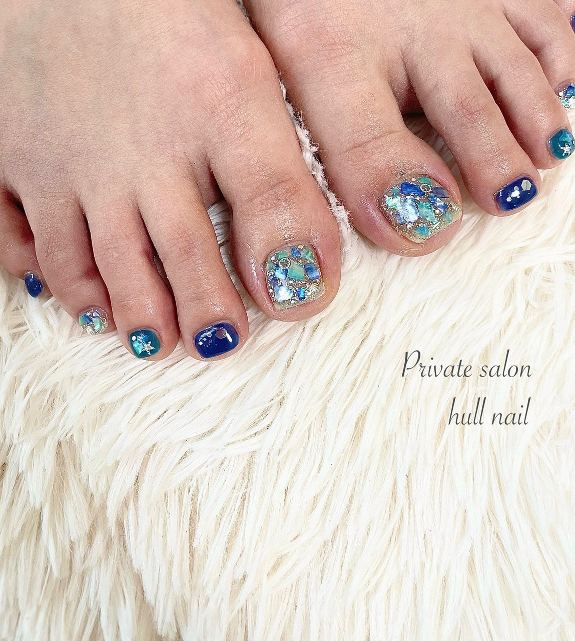 【フット】ブルーシェル フットネイルチップ フット】ブルーシェル フットネイルチップ 【公式通販】