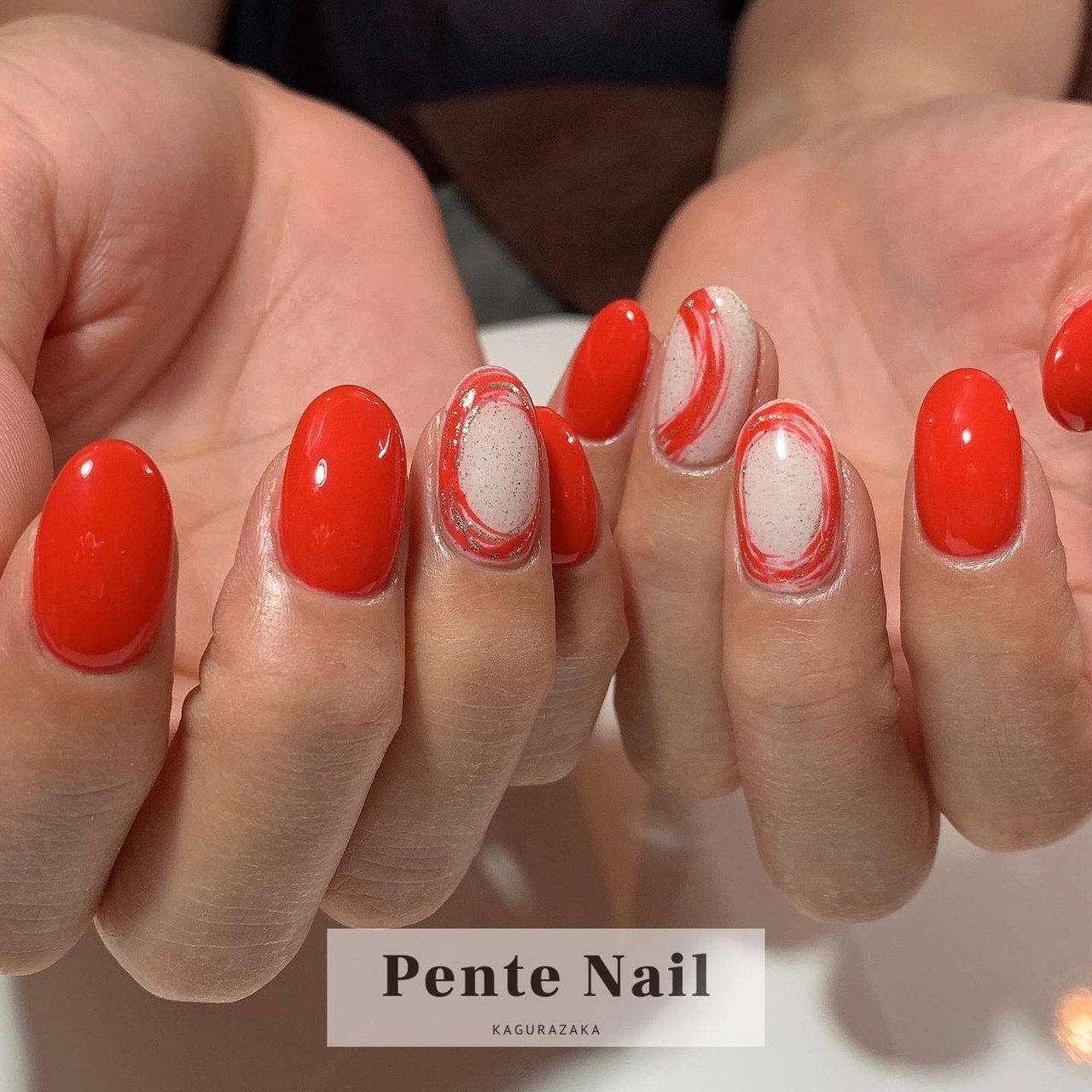 春 夏 女子会 ハンド シンプル Pente Nailのネイルデザイン No ネイルブック