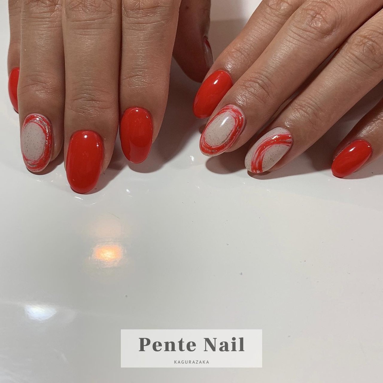 春 夏 女子会 ハンド シンプル Pente Nailのネイルデザイン No ネイルブック