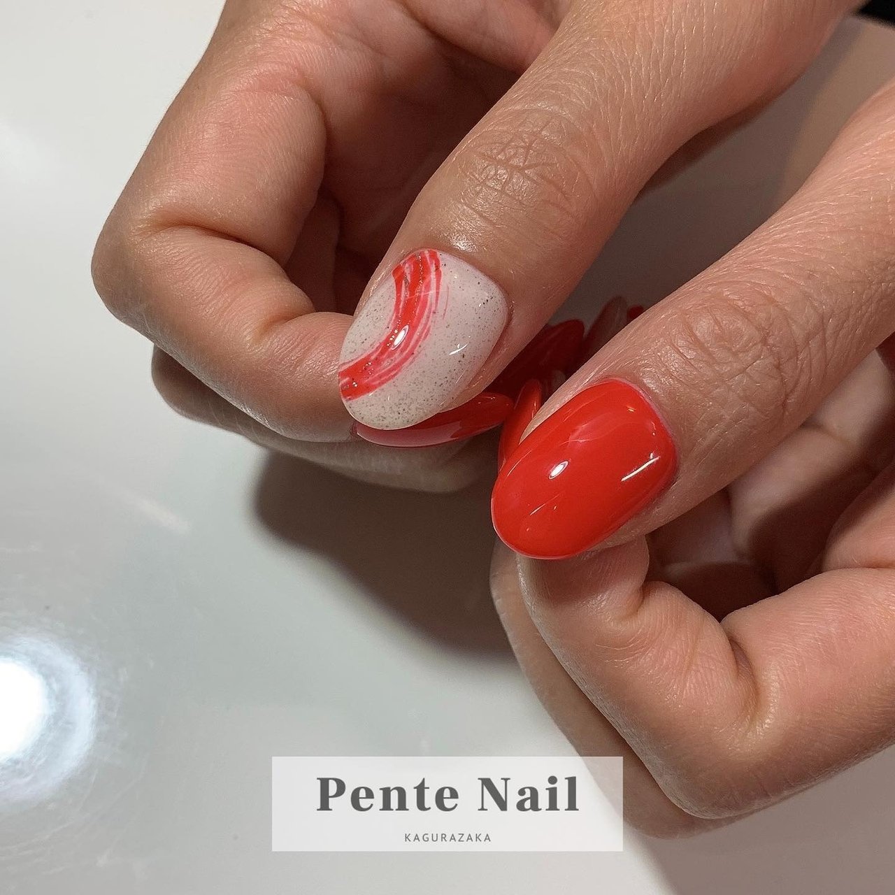 春 夏 女子会 ハンド シンプル Pente Nailのネイルデザイン No ネイルブック