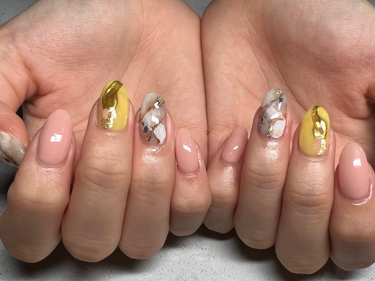 夏 オールシーズン オフィス 女子会 ハンド Nailsalonunoのネイルデザイン No ネイルブック